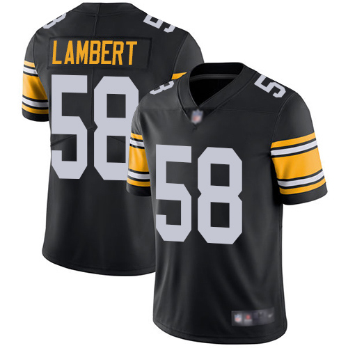 Men Pittsburgh Steelers 58 Jack Lambert Nike Black Retired Vapor Untouchable Limited NFL Jersey